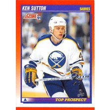 Sutton Ken - 1991-92 Score Canadian Bilingual No.283