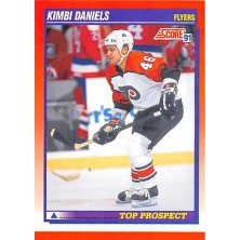 Daniels Kimbi - 1991-92 Score Canadian Bilingual No.289