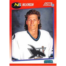Wilkinson Neil - 1991-92 Score Canadian Bilingual No.328