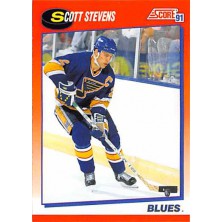 Stevens Scott - 1991-92 Score Canadian Bilingual No.40