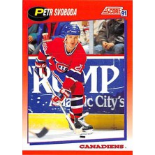Svoboda Petr - 1991-92 Score Canadian Bilingual No.95