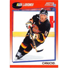 Larionov Igor - 1991-92 Score Canadian Bilingual No.168