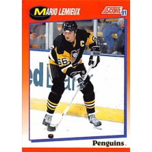 Lemieux Mario - 1991-92 Score Canadian Bilingual No.200