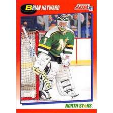 Hayward Brian - 1991-92 Score Canadian Bilingual No.211