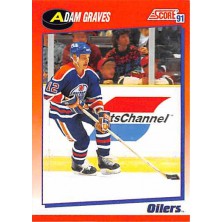 Graves Adam - 1991-92 Score Canadian Bilingual No.235