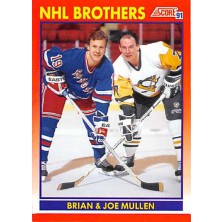 Mullen Joe, Mullen Brian - 1991-92 Score Canadian Bilingual No.269