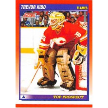 Kidd Trevor - 1991-92 Score Canadian Bilingual No.271