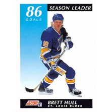 Hull Brett - 1991-92 Score Canadian Bilingual No.294