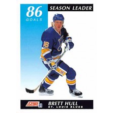 Hull Brett - 1991-92 Score Canadian Bilingual No.294