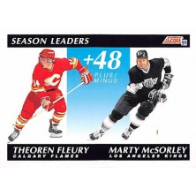 Fleury Theoren, McSorley Marty - 1991-92 Score Canadian Bilingual No.297