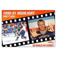 Hull Brett - 1991-92 Score Canadian Bilingual No.302