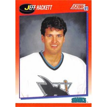 Hackett Jeff - 1991-92 Score Canadian Bilingual No.326