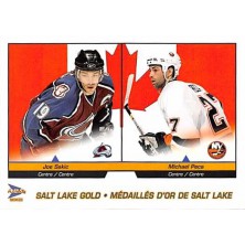 Sakic Joe, Peca Michael - 2002-03 McDonalds Pacific Salt Lake Gold No.9