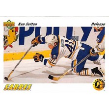 Sutton Ken - 1991-92 Upper Deck No.458