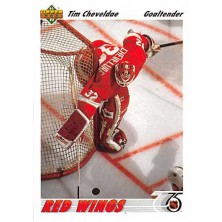 Cheveldae Tim - 1991-92 Upper Deck No.129