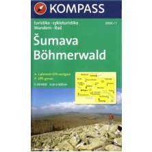 Šumava set map - Kompass 2000