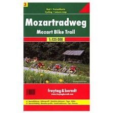 Cyklomapa Mozart Radweg - 	Freytag & Berndt WK3
