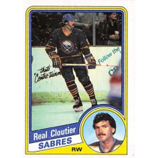 Cloutier Real - 1984-85 Topps No.15
