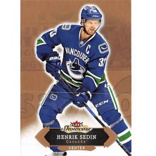 Sedin Henrik - 2016-17 Fleer Showcase No.42