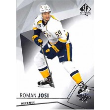 Josi Roman - 2015-16 SP Authentic No.97