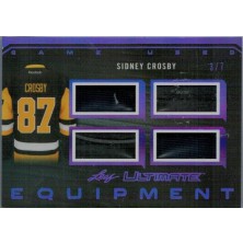 Crosby Sidney - 2017-18 Leaf Ultimate Equipment Purple Spectrum No.UE-14