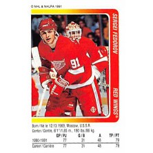 Fedorov Sergei - 1991-92 Panini Stickers No.145