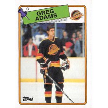 Adams Greg - 1988-89 Topps No.162