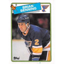 Benning Brian - 1988-89 Topps No.174
