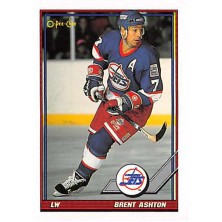 Ashton Brent - 1991-92 O-Pee-Chee No.240