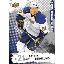 Berglund Patrik - 2008-09 Rookie Class No.11