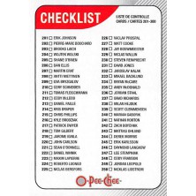 Checklist 201-300 - 2010-11 O-Pee-Chee No.498