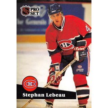 Lebeau Stephan - 1991-92 Pro Set No.120