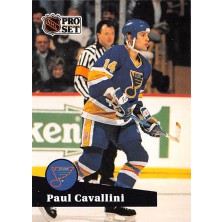 Cavallini Paul - 1991-92 Pro Set No.214