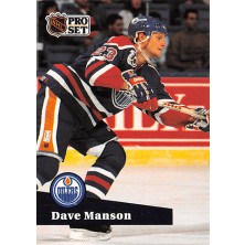 Manson Dave - 1991-92 Pro Set No.389