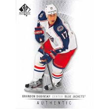 Dubinsky Brandon - 2012-13 SP Authentic No.87