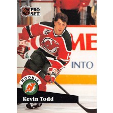 Todd Kevin - 1991-92 Pro Set No.548