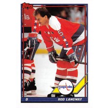 Langway Rod - 1991-92 Topps No.105