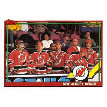 New Yersey Devils - 1991-92 Topps No.191