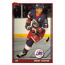 Ashton Brent - 1991-92 Topps No.240