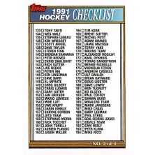 Checklist 133-264 - 1991-92 Topps No.264