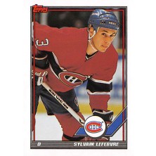 Lefebvre Sylvain - 1991-92 Topps No.489