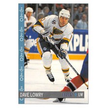 Lowry Dave - 1992-93 O-Pee-Chee No.219