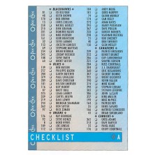 Checklist A - 1992-93 O-Pee-Chee No.314