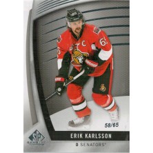 Karlsson Erik - 2017-18 SP Game Used No.25