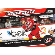 Sutter Brandon - 2011-12 Score Sudden Death No.14