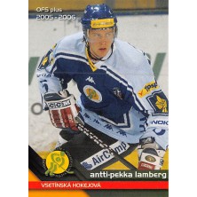 Lamberg Antti-Pekka - 2005-06 OFS No.219