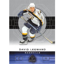 Legwand David - 2002-03 SP Authentic No.51