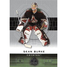 Burke Sean - 2002-03 SP Authentic No.69