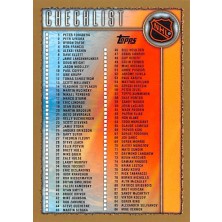 Checklist 1-186 - 1998-99 Topps No.110