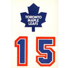 Toronto Maple Leafs - 1986-87 Topps Sticker Inserts No.13